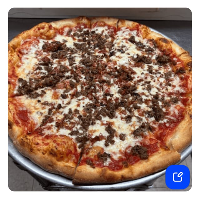 Bacon Cheeseburger Pizza (Small 12”).