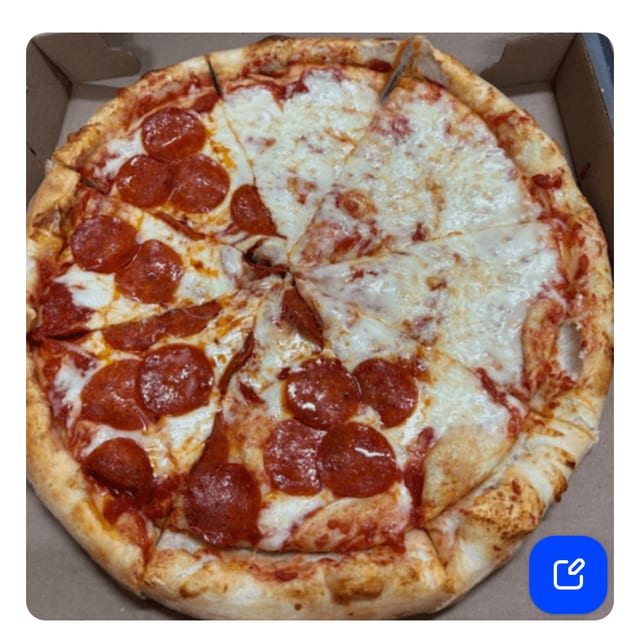 1/2 Pepperoni Pizza (Mini 9”).