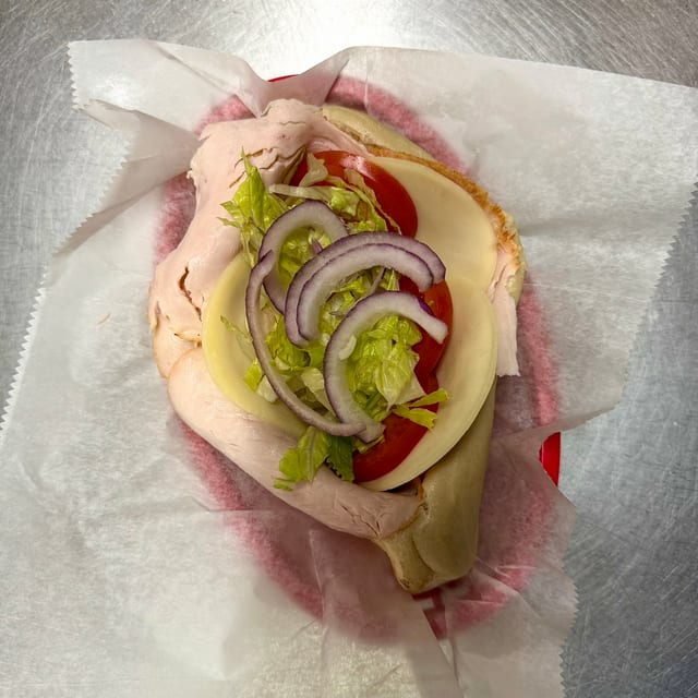 Turkey & Cheese Sub.