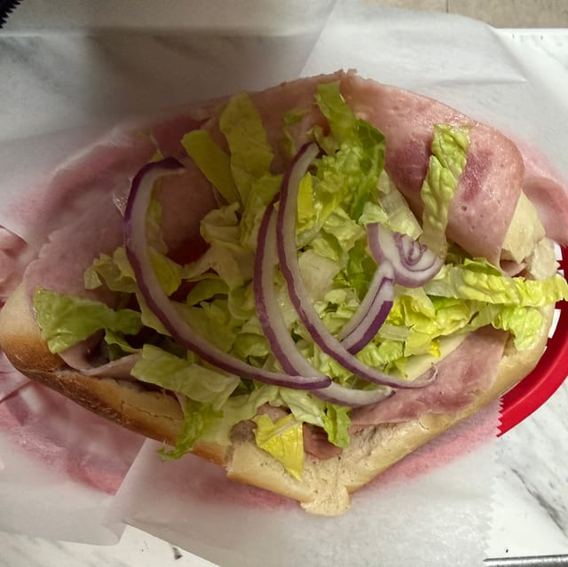 Ham & Cheese Sub.