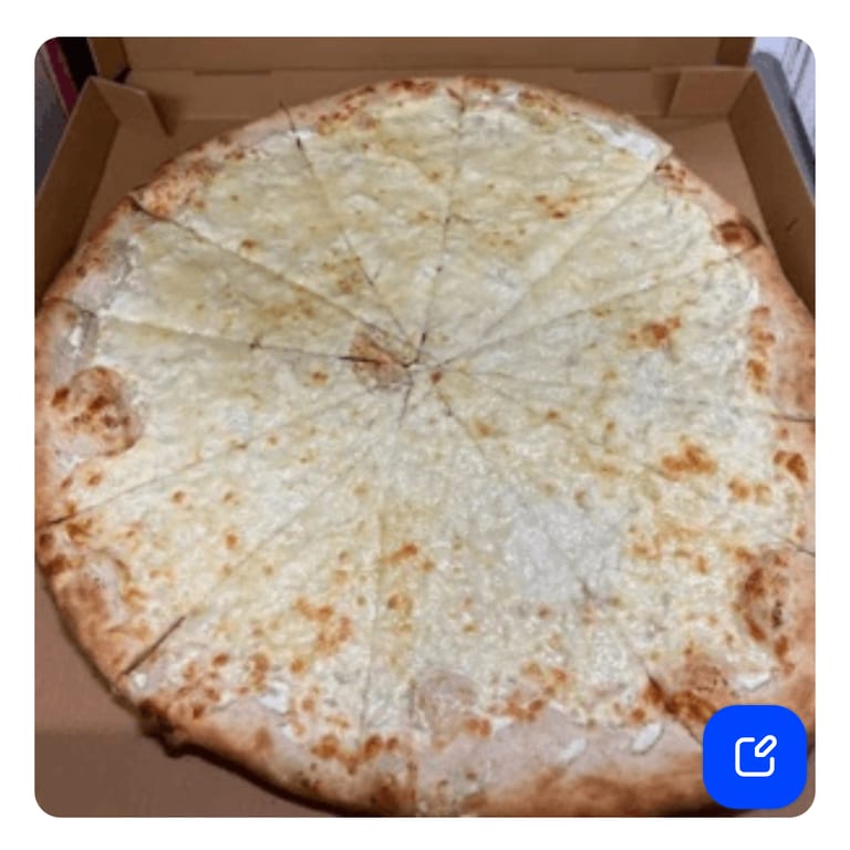 Savor Our White Pizza