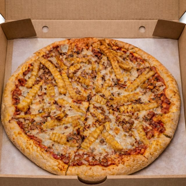 Bacon Cheese Fry Pizza (Large 16").