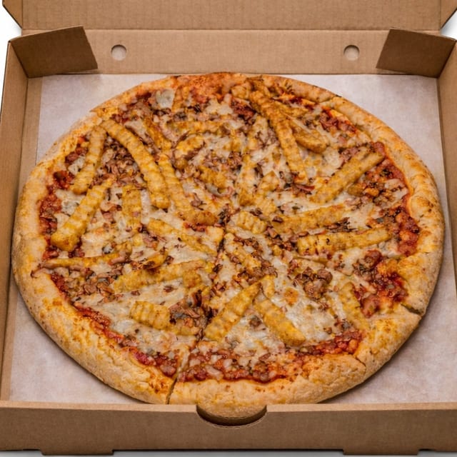 Bacon Cheese Fry Pizza (Medium 14").
