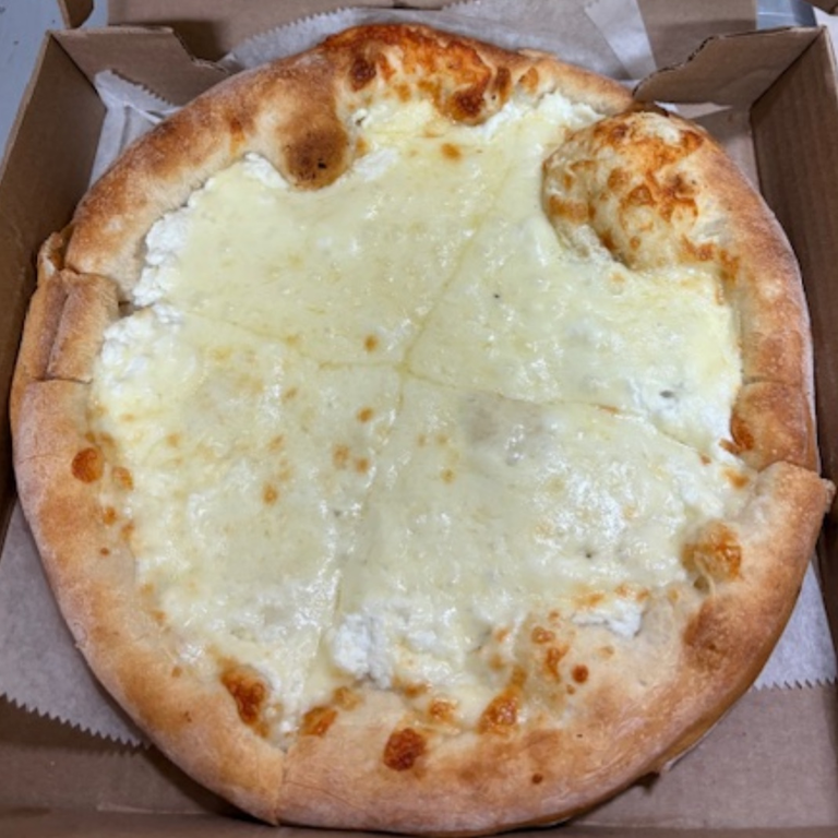 Savor Our White Pizza
