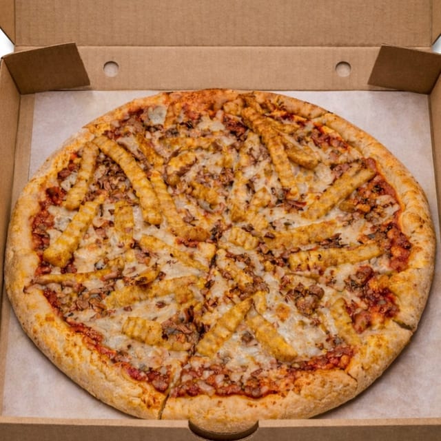 Bacon Cheese Fry Pizza (XL 20").